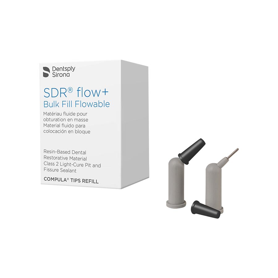 SureFil SDR Flow+ Resin Bulk Fill, Light-Cure, Compula Tip Refills, 0.25 g, A2, 15/Pk, 61C107 thumbnail 9