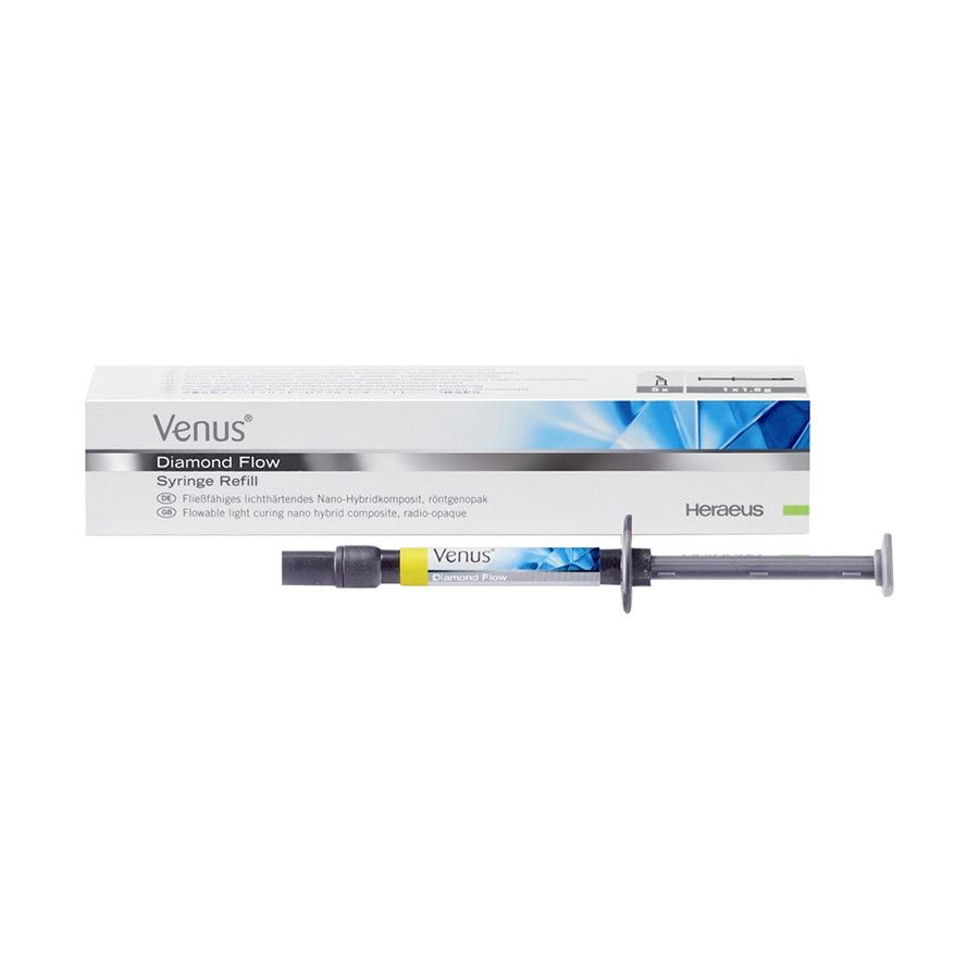 Venus Diamond Flow Flowable, Light-Cure, Syringe Refill, 1.8 g, Clear, 1/Pk, 66040364 thumbnail 4