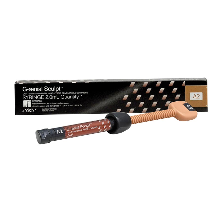 G-aenial Sculpt Universal Composite, Syringe Refill, 2 ml, A2, 1/Pk thumbnail 9