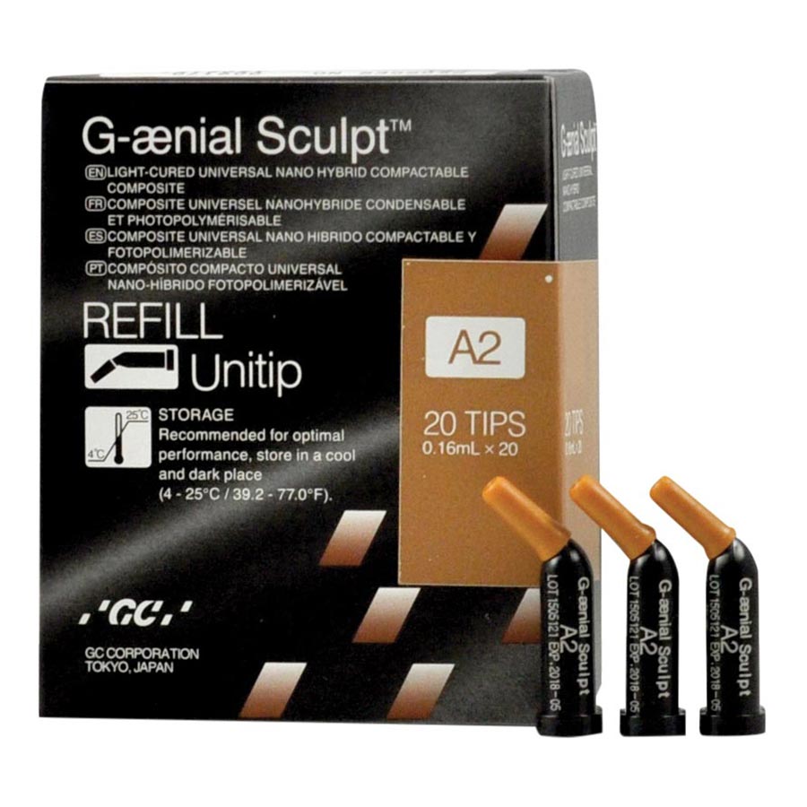 G-aenial Sculpt Universal Composite, Unitip Refill, 0.16 ml, A3.5, 20/Pk, 009172 thumbnail 5