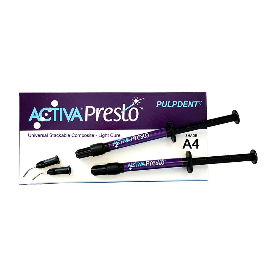 ACTIVA Presto BioACTIVE Universal Composite A4 Light Cure Kit 2/Pk thumbnail 9