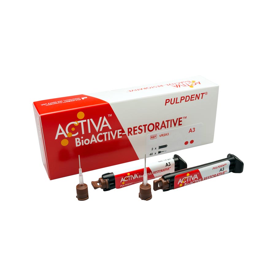 Activa BioActive Composite Resin Restorative, Dual-Cure, Syringe Value Refill, 5 ml, Universal Viscosity, A3, 2/Pk, VR2-A3 thumbnail 9