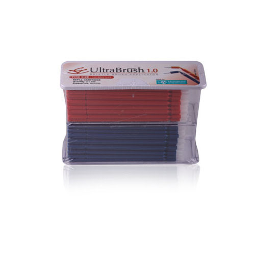 Restorative Applicators, UltraBrush 1.0 Brush Refill, Fine, Orange/Blue, 200/Pk, U1R200 thumbnail 9