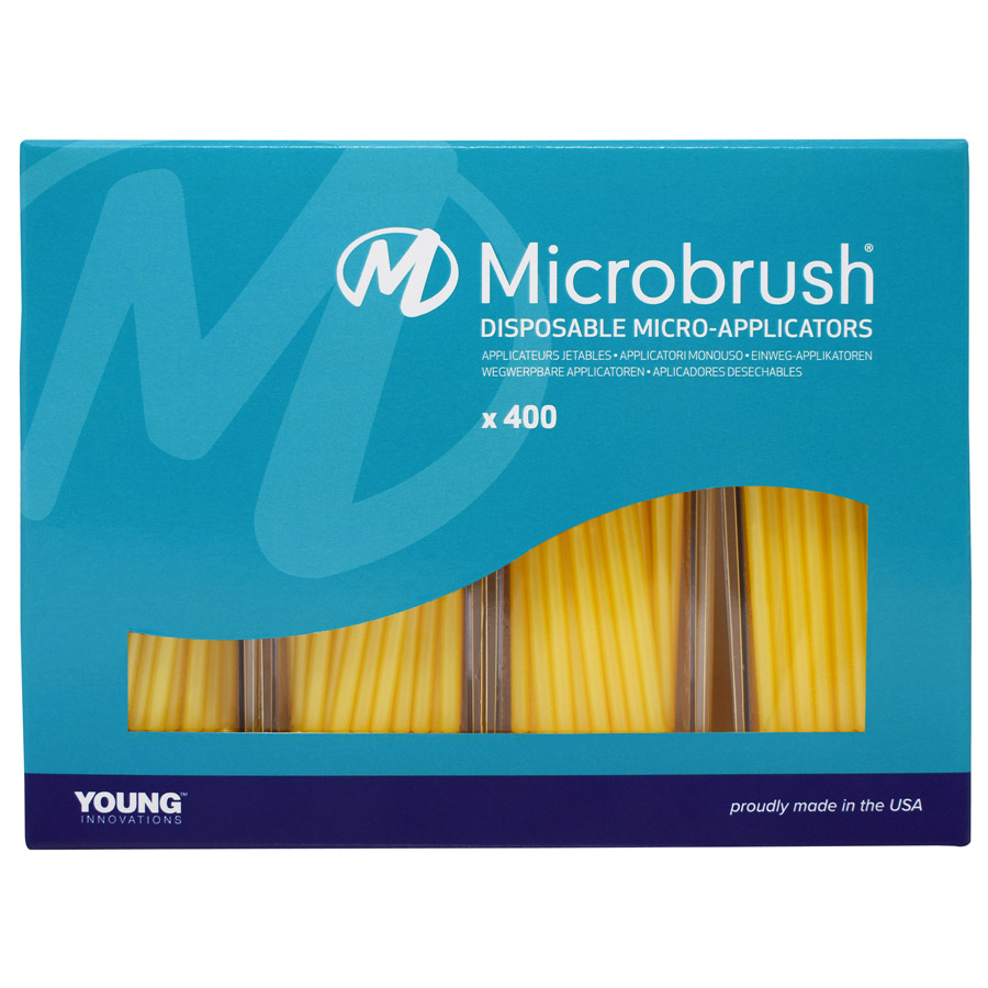 Microbrush Plus Micro-Applicator Dispenser Refills, Fine, Yellow, 400/Pk, PF400YE thumbnail 9
