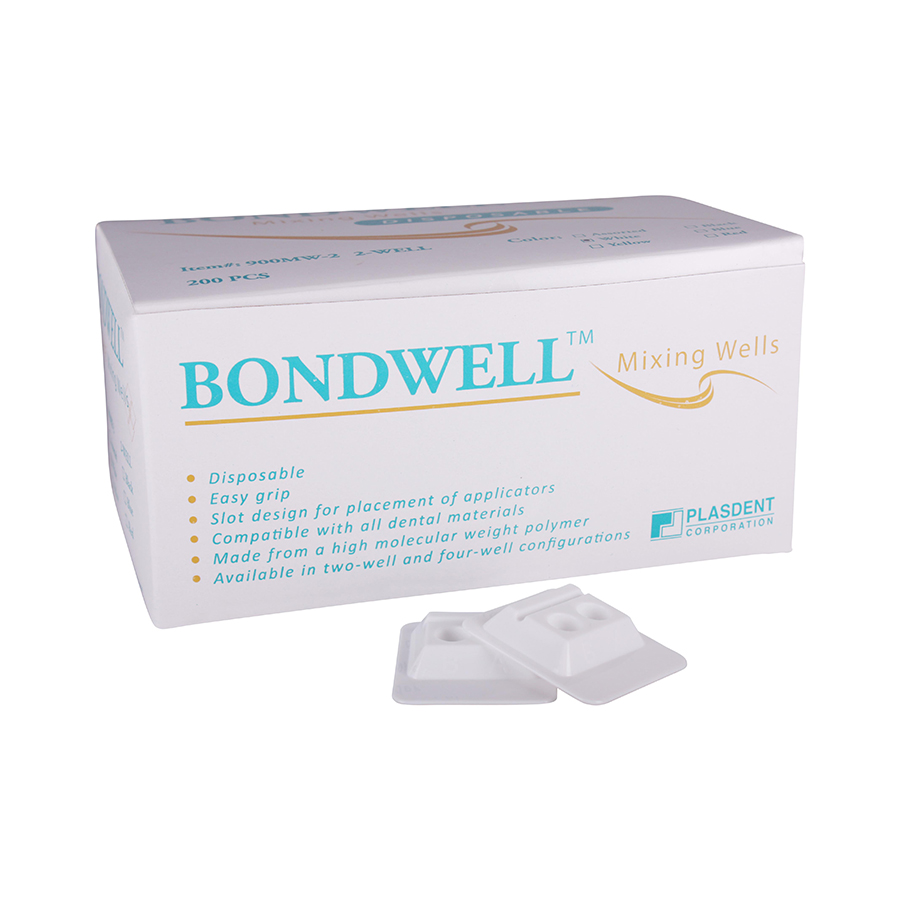 Bondwell Disposable Mixing Wells, 2-Well, White, 200/Pk, 900MW-2 thumbnail 8