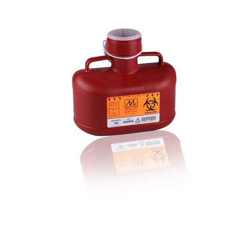 Medegen Red Non-Stackable Small Sharps Container 4.8qt thumbnail 3