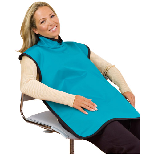 Lead-Free X-Ray Apron Adult w/Collar Medium Blue product image