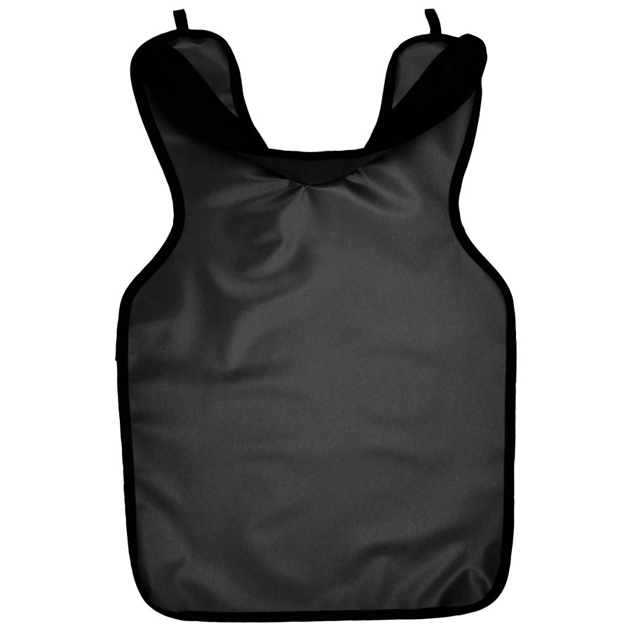Cling Shield® Black Lead-Free Adult Protectall Apron with Neck Collar .3mm - Cling Shield® Black Lead-Free Adult Protectall Apron with Neck Collar .3mm - Image 1