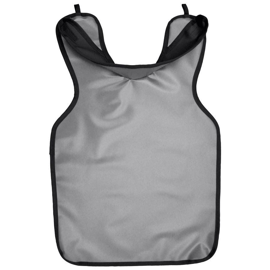 Cling Shield® Grey Lead-Free Adult Protectall Apron with Neck Collar .3mm thumbnail 2
