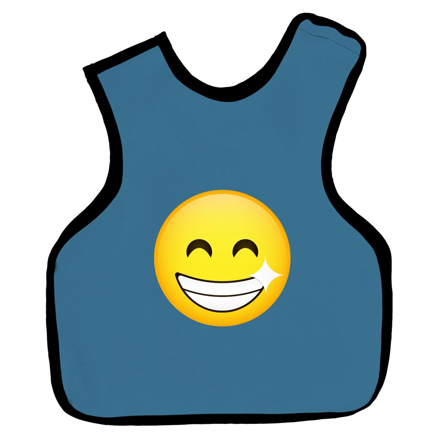 Cling Shield Lead X-Ray Apron Pano-Dual Child Slate Blue Without Collar Ea thumbnail 3