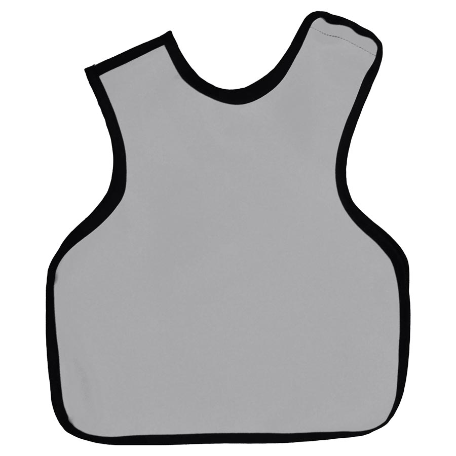 Cling Shield® Steel Grey Lead-Free Adult Pano Dual Apron No Collar .3mm - Cling Shield® Steel Grey Lead-Free Adult Pano Dual Apron No Collar .3mm - Image 1