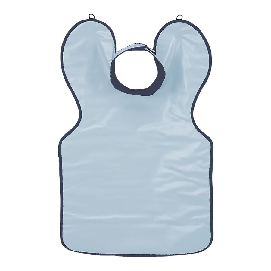 Lead X-Ray Adult Apron, with Collar, .3 mm, Blue, 1/Pk thumbnail 9