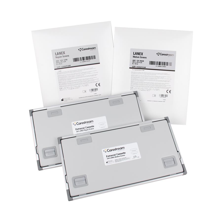 Lanex Regular Hinged Screen Panoramic 15 cm x 30 cm Pr thumbnail 3