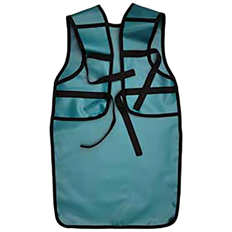 Cling Shield® Grey Lead-Lined Adult Coat Apron .3mm - Cling Shield® Grey Lead-Lined Adult Coat Apron .3mm - Image 1