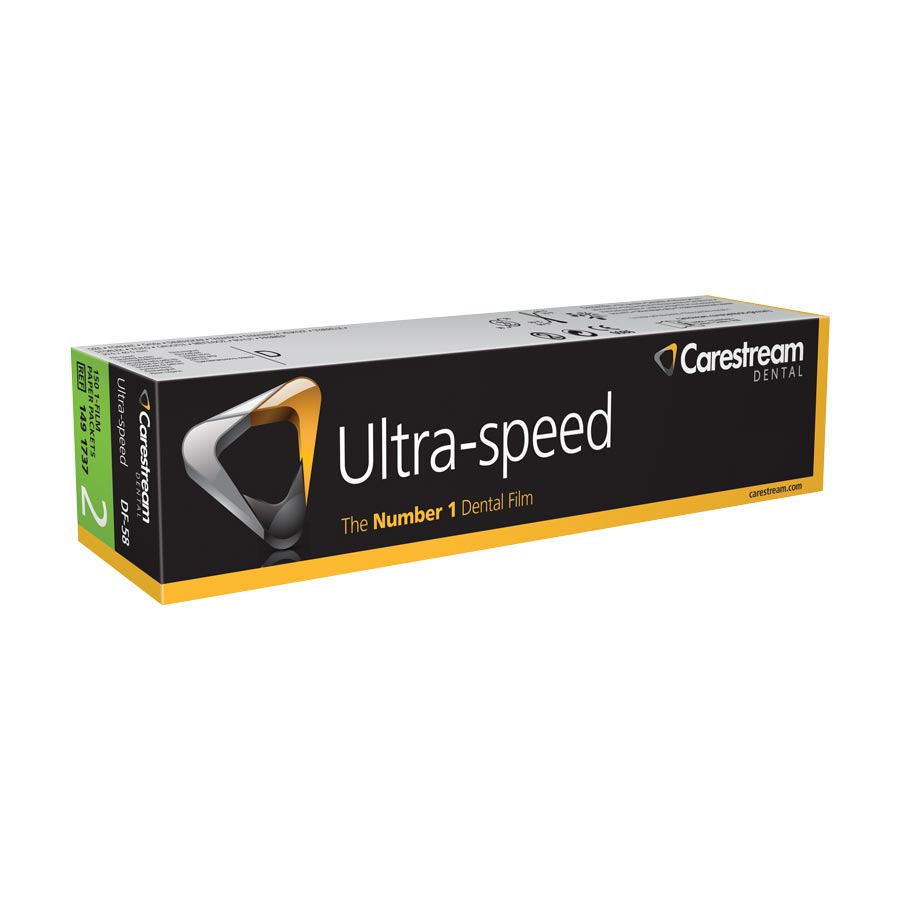 Ultra-Speed Film DF-58 Paper, Single Film, Standard, Adult, # 2, 150/Pk thumbnail 9