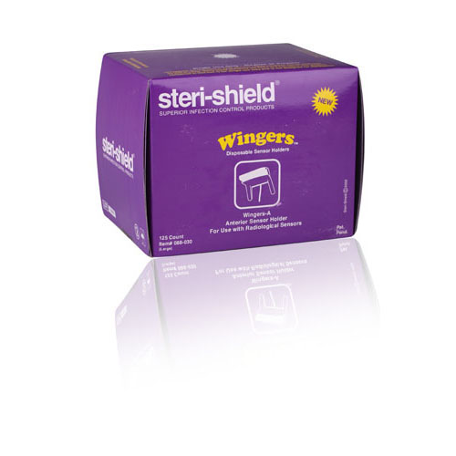 Wingers Digital Sensor Holders, Anterior Holder, Large, Purple, 125/Pk thumbnail 7