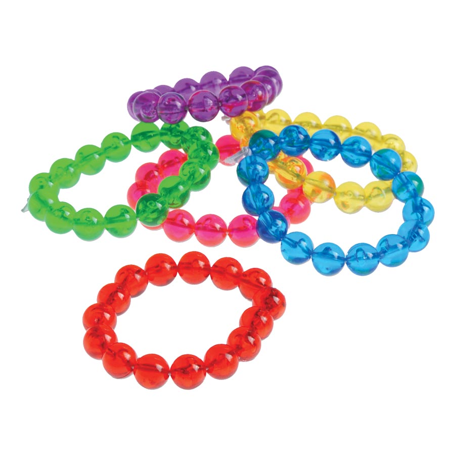 Bracelets Stretchy Bead Assorted Colors 36/Bg thumbnail 3