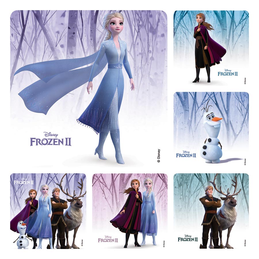 Stickers Disney Frozen 2 Assorted 100/Rl thumbnail 2