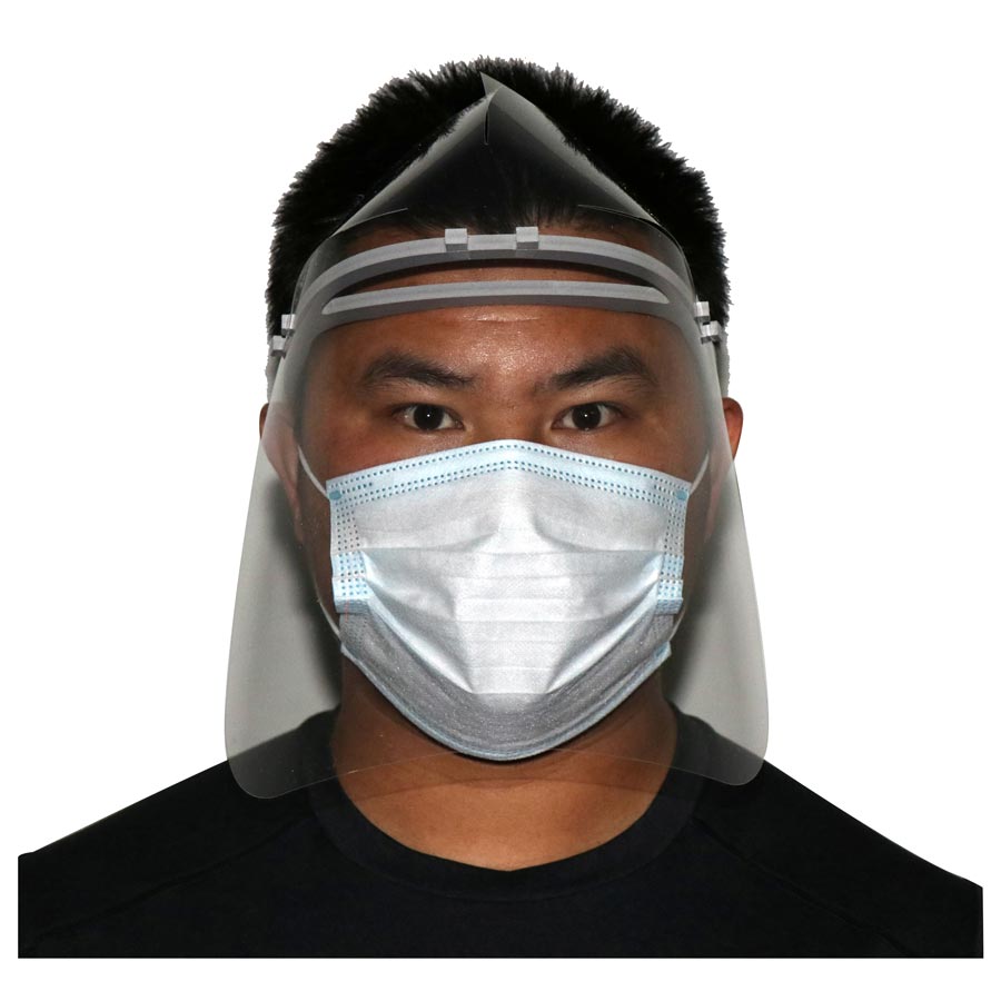 Face Shield Kit with Visor and Full Cover Shield Each product image