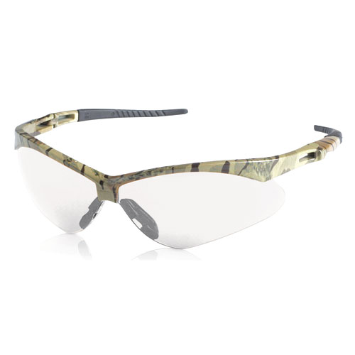 ***NA***Nemesis Safey Glasses Anti-Fog Clear Lens Camo Frame 22608/3020706 thumbnail 2