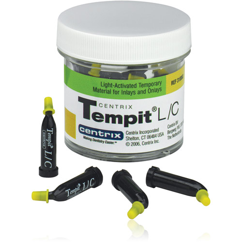 Tempit LC Temporary Filling Material, Prefilled Tips, 0.25 g, Translucent, 30/Jar, 310063 thumbnail 9