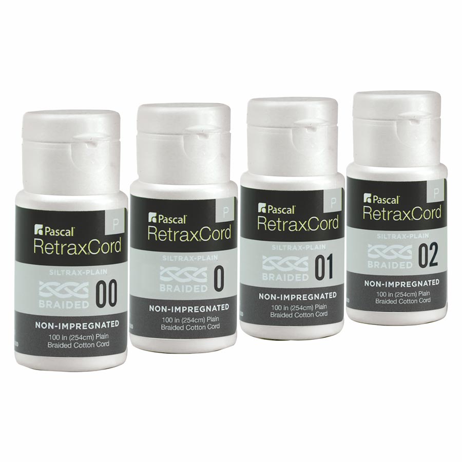 SilTrax Plain Braided Retraction Cord, # 7/00, Ultra Thin, 1/Pk, 07-397 product image