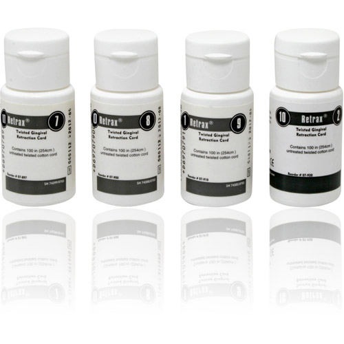 Retrax Twisted Retraction Cord, Plain, # 10/2, Thick, 1/Pk, 07-920 product image