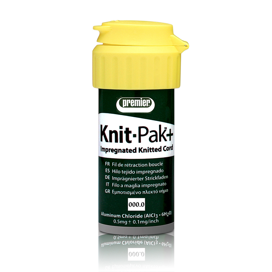 Knit-Pak + Impregnated Retraction Cord, Knitted, Aluminum Chloride, Brown, 100" 1/Pk, 9007562 thumbnail 9