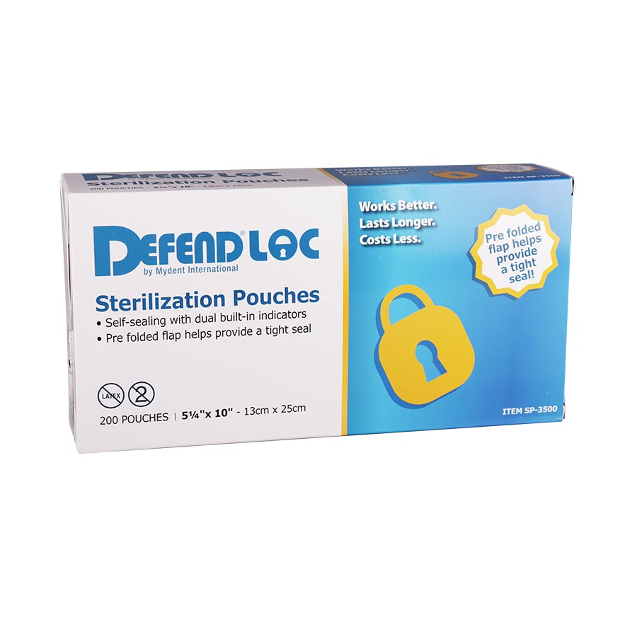 Defend Sterilization Pouches, 5.25" x 10", 200/Pk, SP3500 thumbnail 3