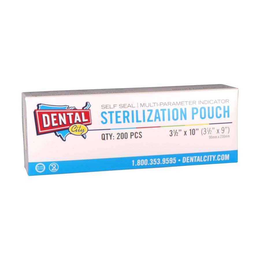 Dental City Sterilization Pouches 3.5x9 200/Box product image