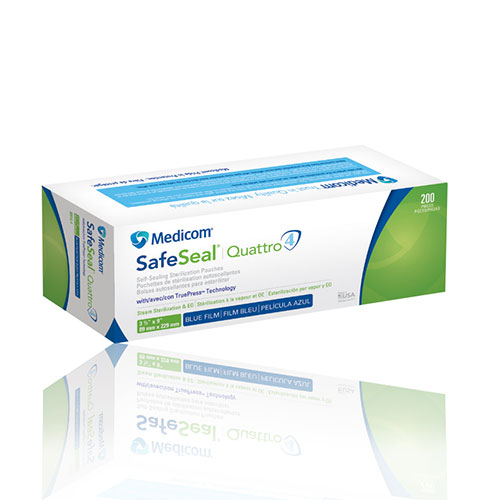 SafeSeal Quattro Pouches, 3.5" x 9", 200/Pk, 88010-4 thumbnail 9