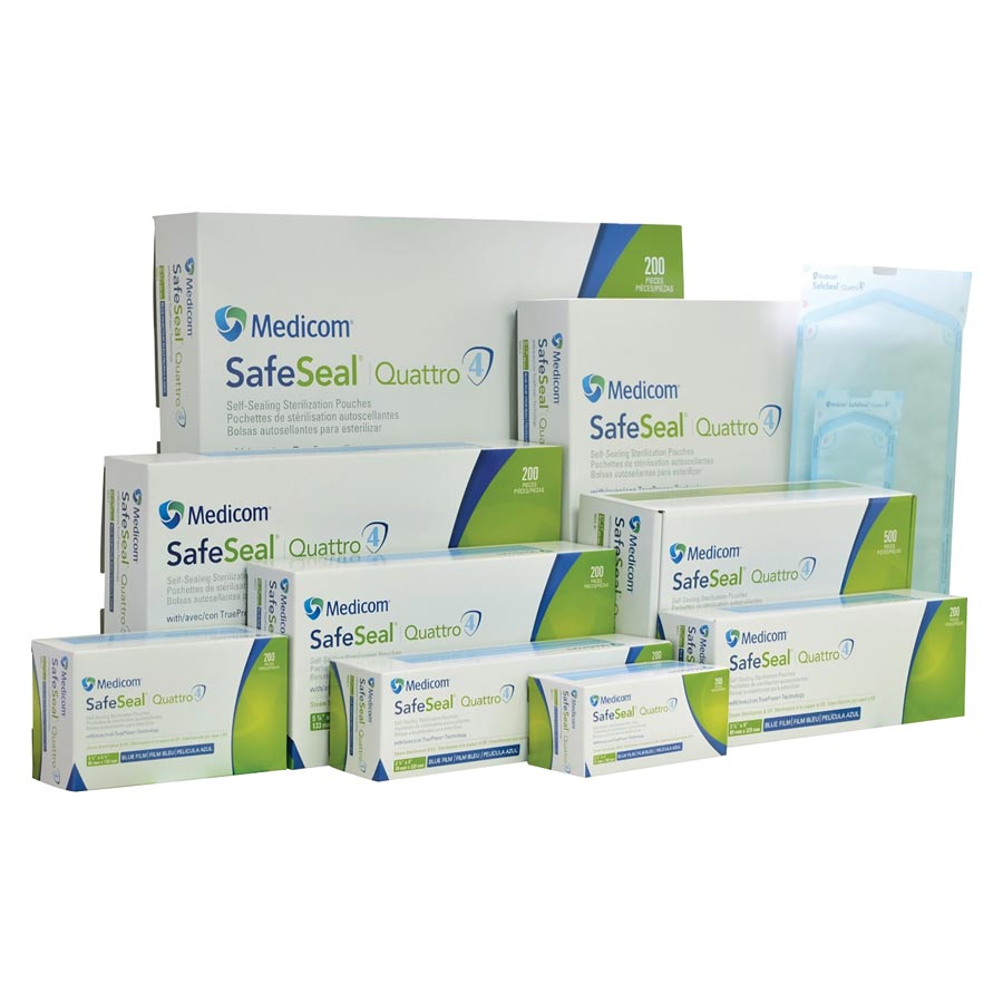SafeSeal Quattro Sterilization Pouch 12 in x 17 in 200/Bx thumbnail 9