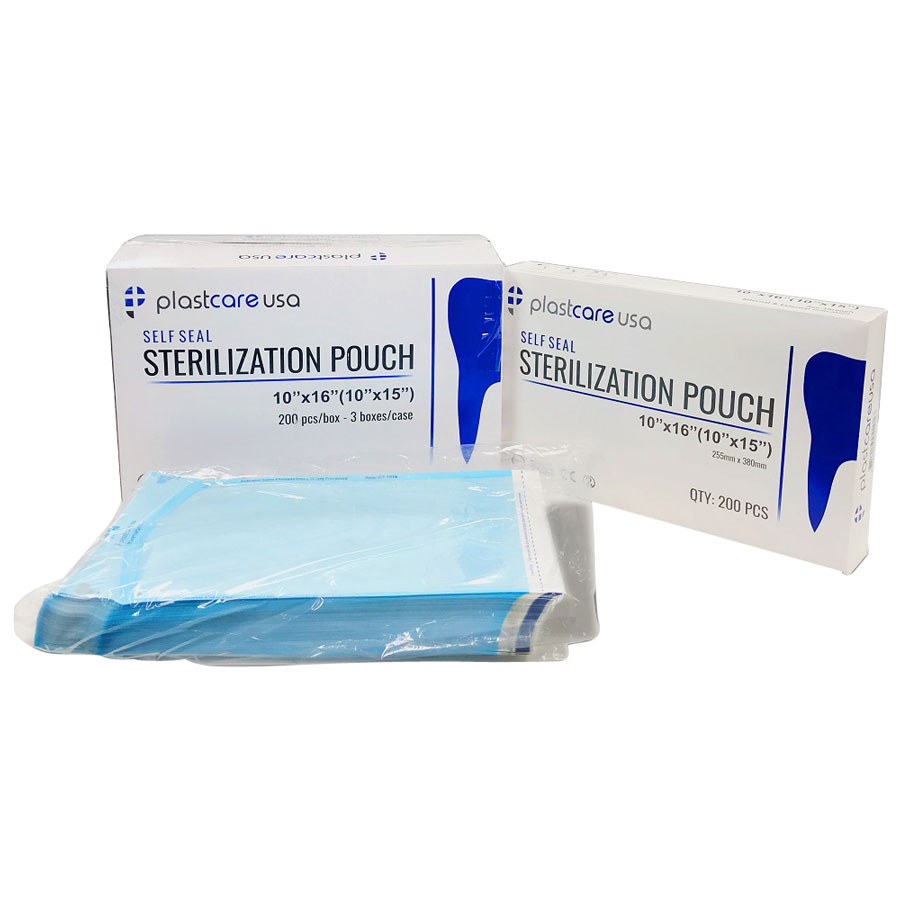 Dental City Sterilization Pouches 10x15 200/Box - Dental City Sterilization Pouches 10x15 200/Box - Image 1