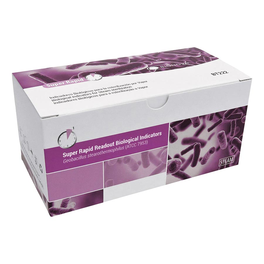 Biological Indicators, Super Rapid, 1hr, Purple, 50/Box, BT222 - Biological Indicators, Super Rapid, 1hr, Purple, 50/Box, BT222 - Image 1