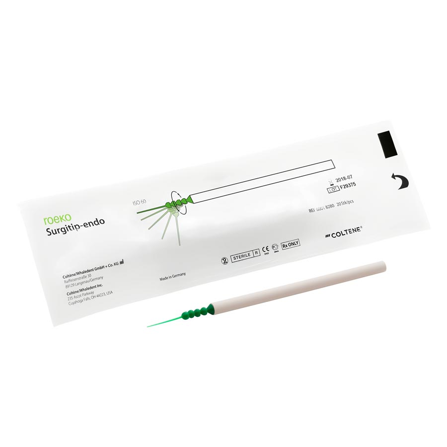 Roeko Surgitip-Endo Aspirating Tips, Sterile Plastic, 0.35 mm, # 60, White/Green, 20/Pk, 60018280 thumbnail 13