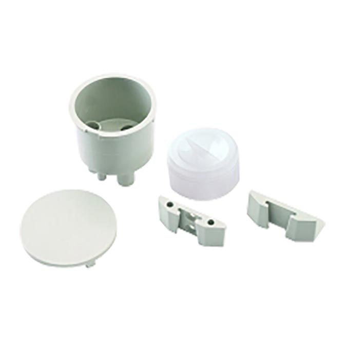 Vacuum Canister Kit, with 1-7/8" Collector Screen, Bracket Mounted, Gray, 1/Pk, 5860 thumbnail 2