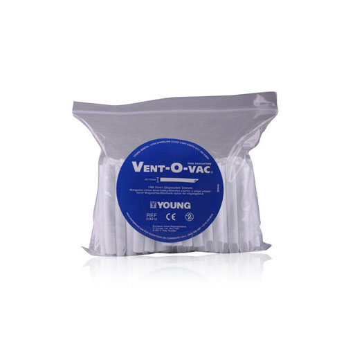 Vent-O-Vac, High-Volume Evacuator Tips, One End Vented, 3.75", Short, 100/Pk, 078210 thumbnail 3