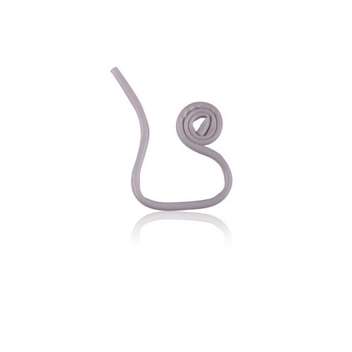 Plasdent - Flexform Flexible Saliva Ejectors, Adjustable Coil Design, Smooth Edges, White, 100/Pk, 8111 thumbnail 2