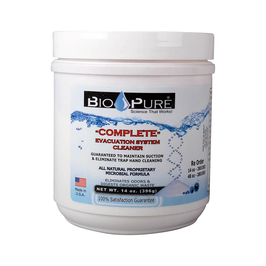 Bio-Pure eVac System Maintenance Cleaner, Powder, 14 oz, 1/Pk, 2801002 thumbnail 5