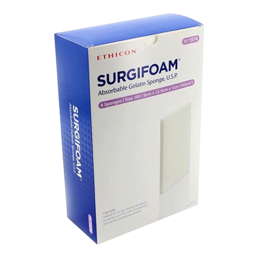 J&J Ethicon - Surgifoam Gelatin Sponge 8x12.5x10cm 6/Bx, 1974 thumbnail 6