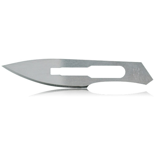 #23 Carbon Steel Sterile Surgical Blade Box of 100 thumbnail 2
