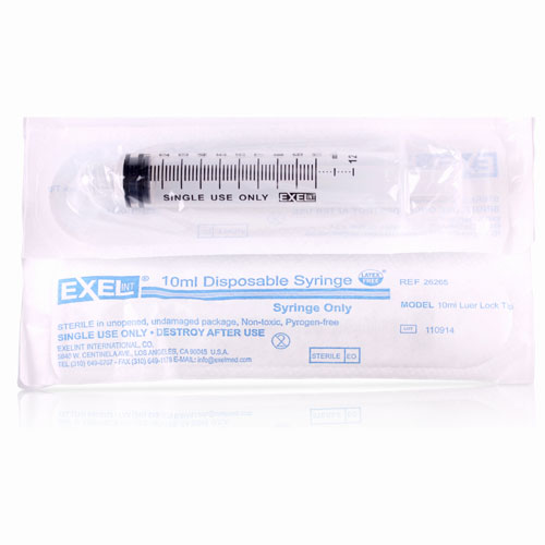 Exel Syringe, Luer Lock, 10-12cc, With Cap, 100/bx thumbnail 2