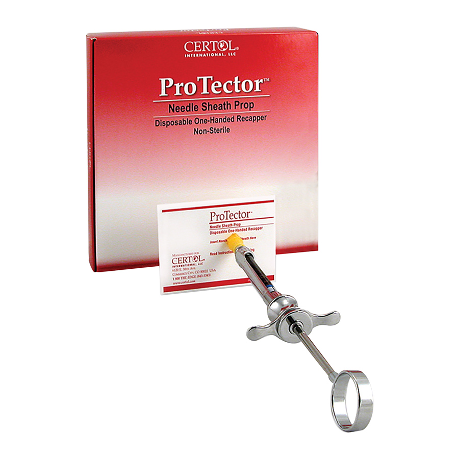 ProTector Single Handed Needle Sheath Prop Disposable 100/Bx thumbnail 4