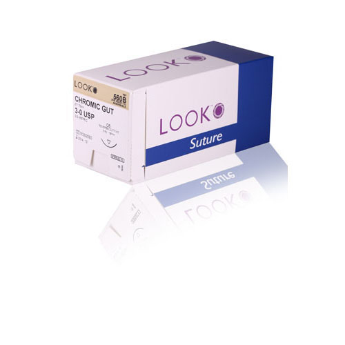 Chromic Gut Suture with C6 Needle (RC), 3/8 Circle, 27"/70 cm, # 3-0, 12/Pk, 560B thumbnail 8