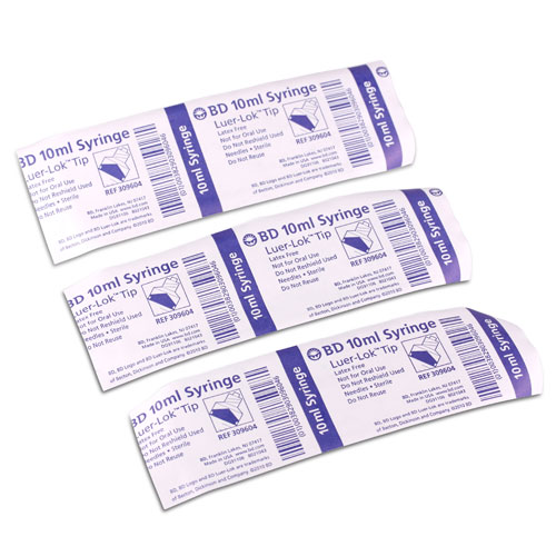 Medical Syringe, Luer Lock Tip, 10CC, 200/Pk, 302995 thumbnail 7