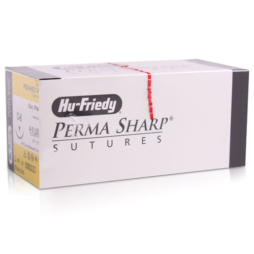 Perma Sharp Suture 4-0 Gut Plain 27 C-6 3/8 Circle 12/Box, PSNH821A thumbnail 8