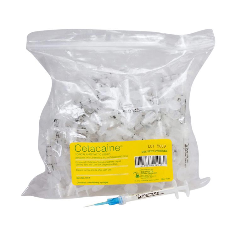 Cetacaine Topical Anesthetic Liquid, Graduated Delivery Syringes, 100/Pk thumbnail 20