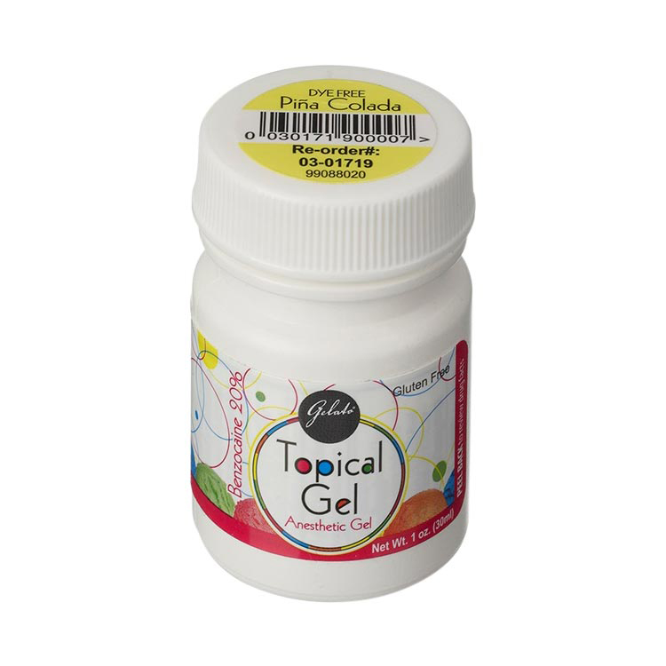 Gelato Topical Anesthetic Gel Pina Colada 1oz/Jr thumbnail 7