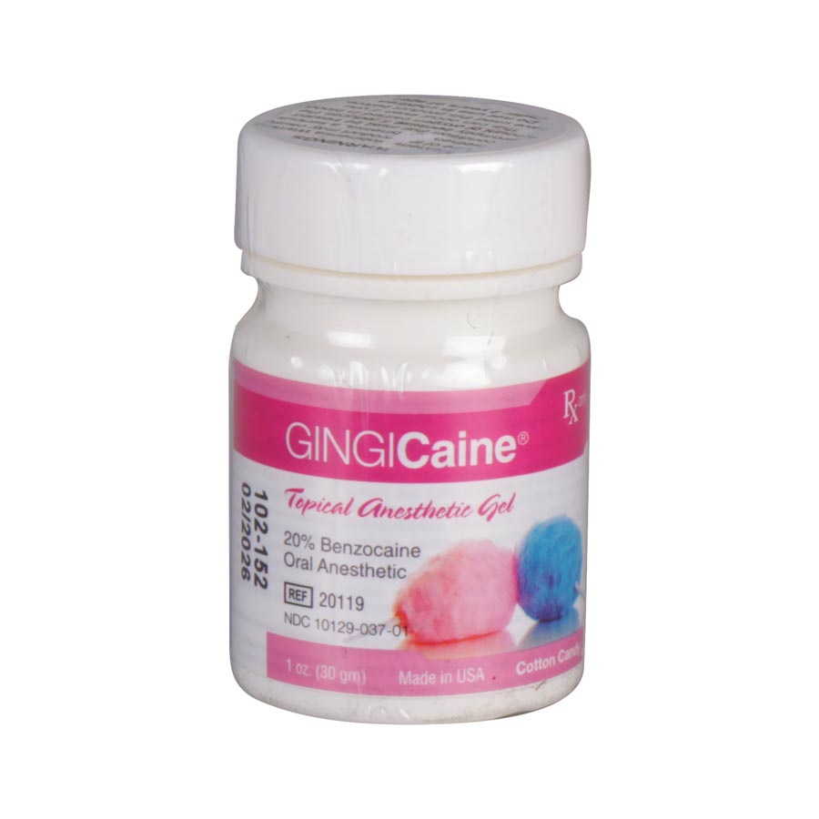 Gingicaine Topical Anesthetic Gel, 20% Benzocaine, 1 oz/Jar, Cotton Candy, 1/Pk thumbnail 8