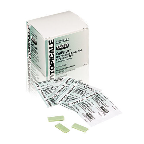Topicale Anesthetic Gel Patch, 1.4 mm, Mint, 25/Pk thumbnail 8